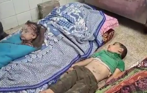 Thumbnail preview image for the video titled: Children of the Abu Samak family - killed in their beds by Israeli air strike