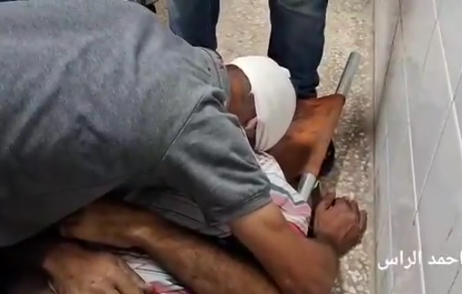 Thumbnail preview image for the video titled: Man grieves his relative from the Al-Ajla family killed in IDF strikes