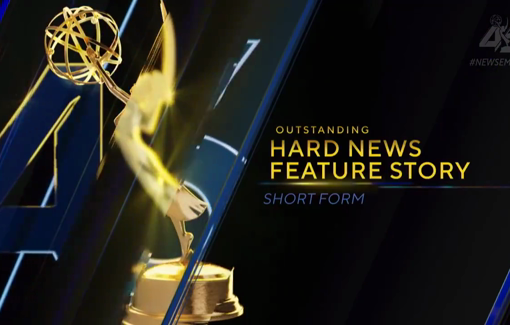 Thumbnail preview image for the video titled: Palestinian journalist Bisan Owda (@wizardbisan) has won The Emmy Award for Outstanding Hard News Feature Story