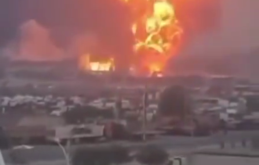 Thumbnail preview image for the video titled: Israeli jets bomb power plant in Yemen