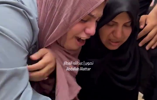 Thumbnail preview image for the video titled: Bereaved family mourns father killed in IDF drone strike on Bureij