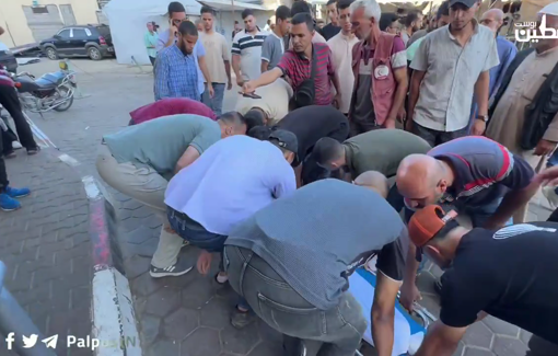 Thumbnail preview image for the video titled: Funeral prayer for Al-Udaini family decimated by IDF in one fell swoop