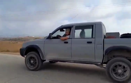 Thumbnail preview image for the video titled: Israeli settlers terrorize Palestinian shepherds and their sheep in the village of Susiya