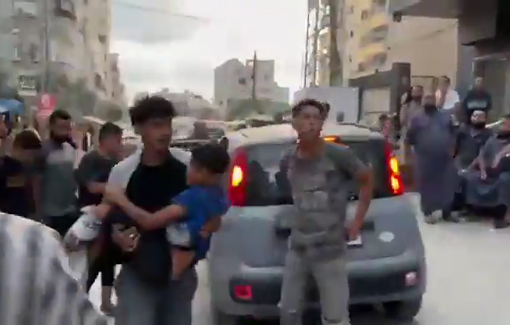 Thumbnail preview image for the video titled: Child injured by IDF tank shelling amid assault on Nuseirat