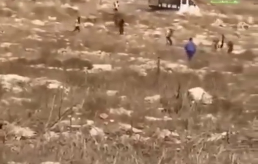 Thumbnail preview image for the video titled: Settler violence during olives harvest season in Al-Luban al-Gharbiyya