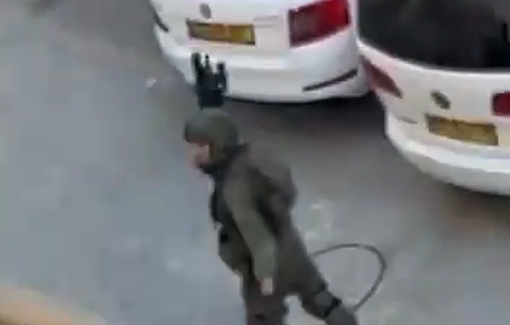 Thumbnail preview image for the video titled: “Who wants to be martyred today?” an Israeli soldier provokes residents of Qalandia camp and Kafr Aqab