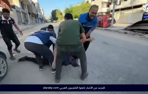 Thumbnail preview image for the video titled: Israeli forces opened fire on the Al-Arab TV journalists while they were covering the Israeli incursion