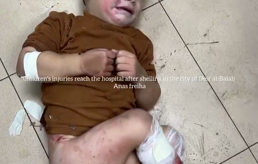 Thumbnail preview image for the video titled: Infant injured in IDF midnight strike on Al-Kurd family