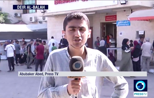 Thumbnail preview image for the video titled: Aboubaker Abed reports on the catastrophic situation in besieged Jabalia