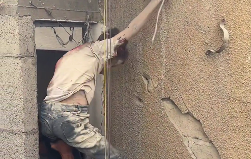 Thumbnail preview image for the video titled: Another child found dead under the rubble, killed by Israeli bombing