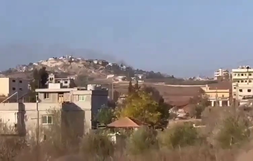 Thumbnail preview image for the video titled: The Israeli army booby-trapped and completely blew up the Lebanese border village of Mahbib in southern Lebanon