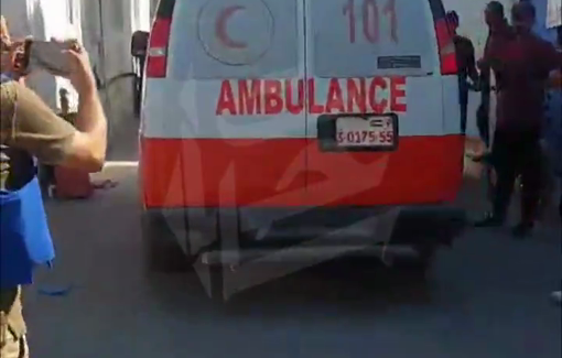 Thumbnail preview image for the video titled: Victims of IDF bombing of Hessi family house arrive to hospital