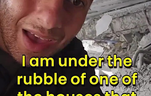 Thumbnail preview image for the video titled: Al-Sharif family under the rubble, murdered by Israeli bombing of their home