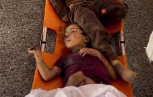 Thumbnail preview image for the video titled: Children murdered by Israeli attack in Jabalia al-Balad