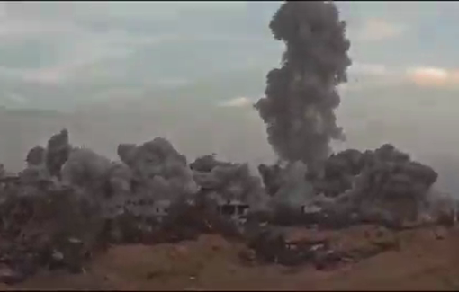 Thumbnail preview image for the video titled: Israeli troops blow up Al Azhar University in Gaza City