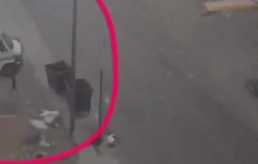 Thumbnail preview image for the video titled: Israeli sniper kills an 11 y/o boy for throwing a stone at armored vehicle