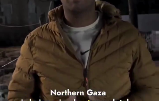 Thumbnail preview image for the video titled: North Gaza families expelled by IDF at night, without any shelter