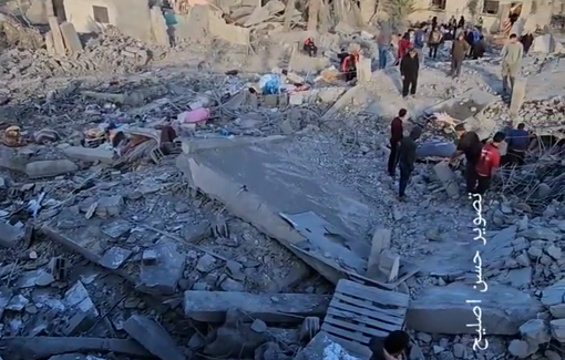 Thumbnail preview image for the video titled: Sobh family and house completely wiped out by IDF bombing