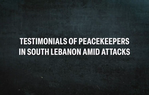 Thumbnail preview image for the video titled: UNIFIL “Blue Helmets” remain committed to their Peacekeeping mandate in southern Lebanon