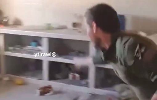 Thumbnail preview image for the video titled: Israeli soldiers smashing properties in Gaza