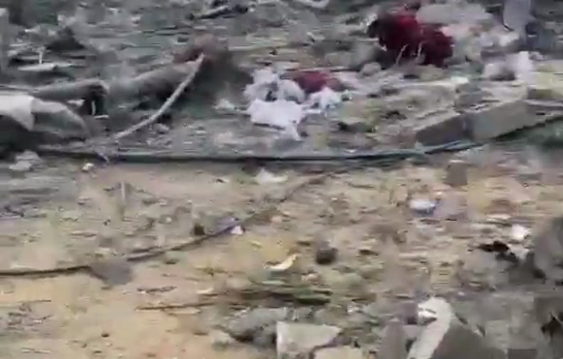 Thumbnail preview image for the video titled: Warsh Agha family house completely destroyed by Israeli bombing