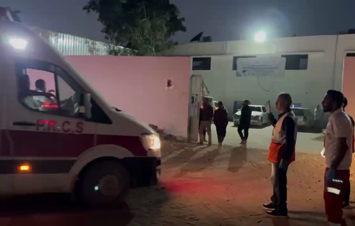 Thumbnail preview image for the video titled: PCRS evacuating 21 patients from Al Adwan and Indonesian hospitals