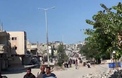 Thumbnail preview image for the video titled: Forcible displacement from Beit Lahia following IDF orders