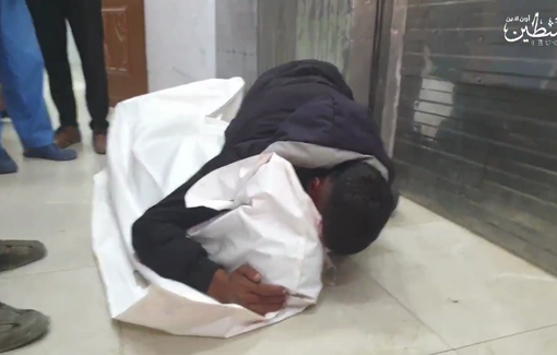 Thumbnail preview image for the video titled: Young man mourns his brother killed by Israeli drone in Rafah