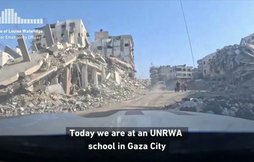 Thumbnail preview image for the video titled: UNRWA/ "There is no hope left in northern Gaza"