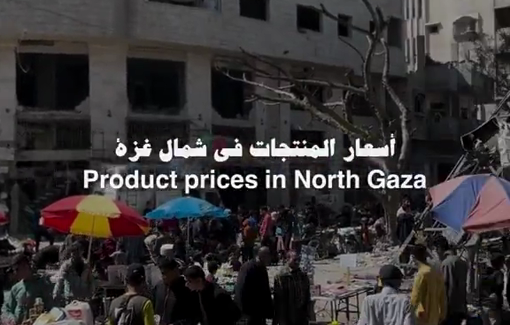 Thumbnail preview image for the video titled: Vegetable prices have risen dramatically. The people of Gaza are dying of hunger