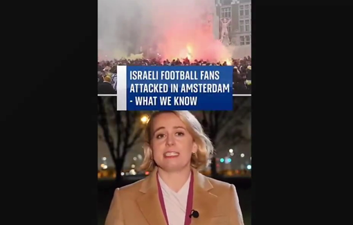 Thumbnail preview image for the video titled: Sky news first report on Amsterdam before edited it to modify the truth