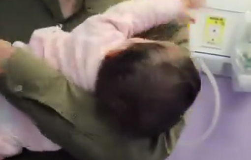 Thumbnail preview image for the video titled: Baby of abducted Journalist Rula Hassanein suffering from malnutrition as she is separated from her breastfeeding mother