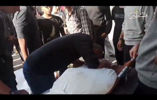 Thumbnail preview image for the video titled: Mourning victims of Israeli strike on civilians near Hamama school