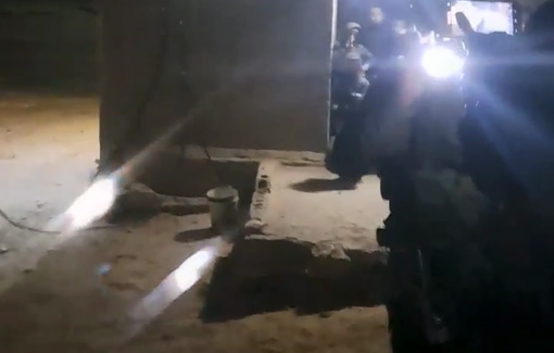 Thumbnail preview image for the video titled: Israeli army and police continue to take an active part in efforts to deport T'ala resident in West Bank