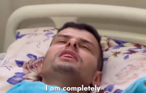 Thumbnail preview image for the video titled: Journalist Fadi Al-Wahidi shares his anguish