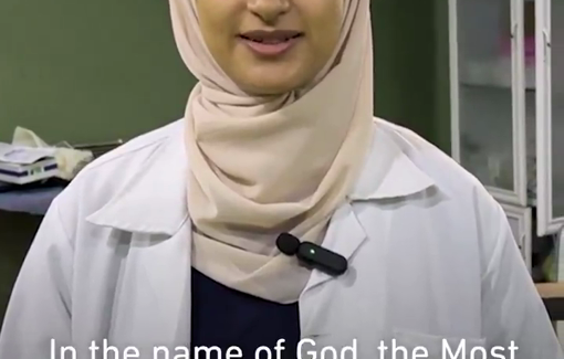 Thumbnail preview image for the video titled: 26 y/o doctor is the only surgeon left at Kamal Adwan Hospital