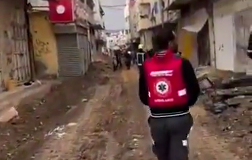 Thumbnail preview image for the video titled: Scenes of destruction and devastation in Jenin camp amid the ongoing Israeli aggression