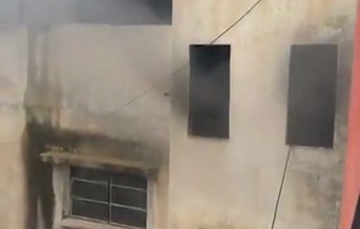 Thumbnail preview image for the video titled: Israeli forces set a house on fire in Jenin camp amid ongoing aggression