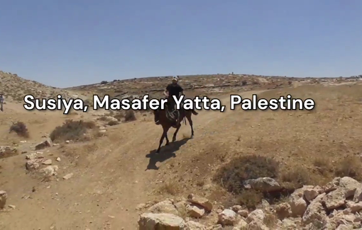 Thumbnail preview image for the video titled: Violent settler Shem Tov from "Ancient Susiya" illegal outpost harasses Palestinian land owners