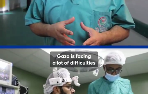 Thumbnail preview image for the video titled: Healthcare struggles even in central Gaza