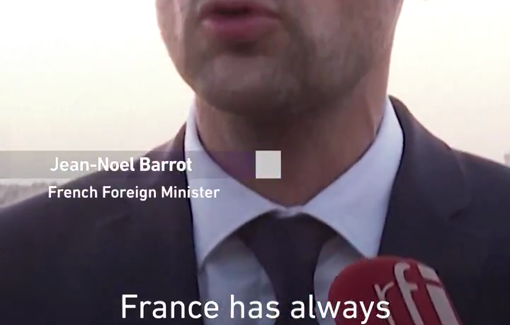 Thumbnail preview image for the video titled: France is working on new sanctions against those facilitating the expansion of Israeli settlements in the occupied West Bank