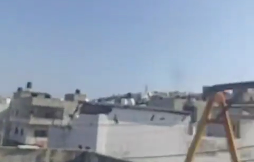 Thumbnail preview image for the video titled: The Israeli forces raid Jenin city