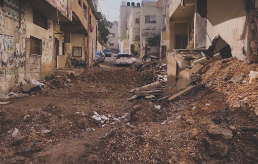 Thumbnail preview image for the video titled: Jenin, after the withdrawal of Israeli military forces and the D9 bulldozer