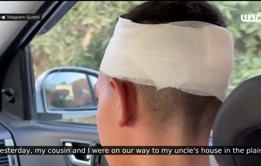 Thumbnail preview image for the video titled: Adam Hanini, 10 years old, talks about his arrest by Israeli soldiers