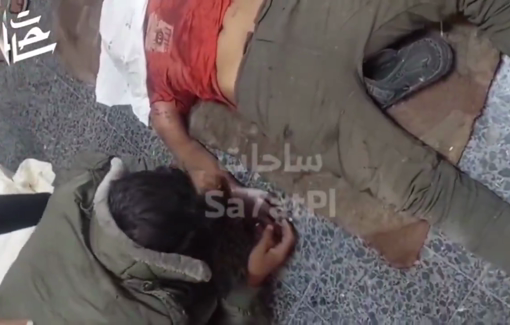 Thumbnail preview image for the video titled: Father grieves his two sons murdered by Israeli drone